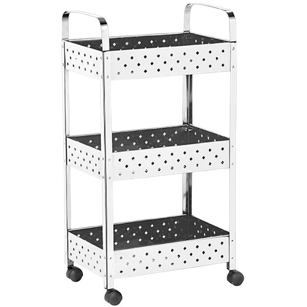 FRUTEIRA MAKINOX MULTIUSO AÇO INOX COM RODA 14.01 370835