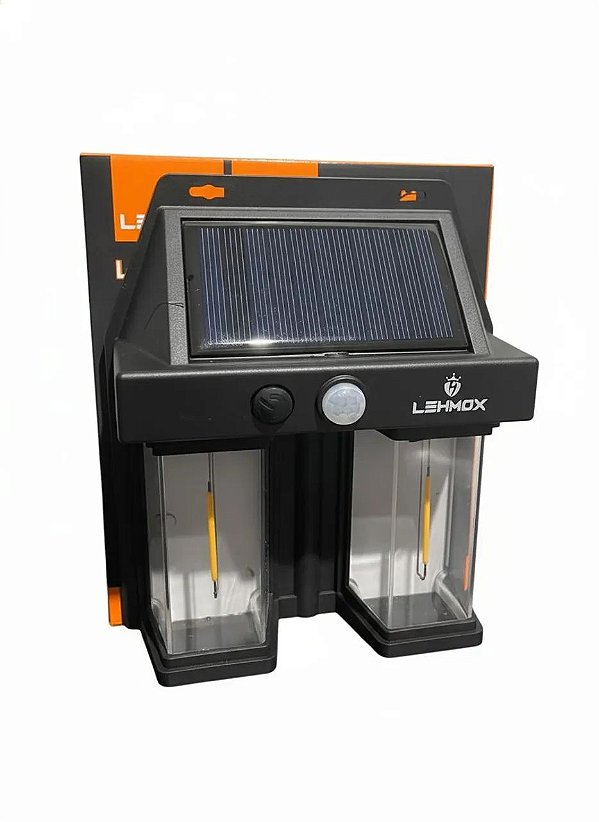 LUMINÁRIA LED SENSOR SOLAR LEHMOX LEY-2227 842028