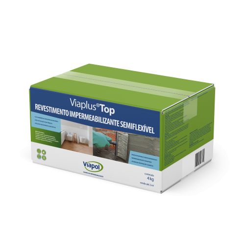 IMPERMEABILIZANTE VIAPOL VIAPLUS TOP CAIXA 4KG 436143