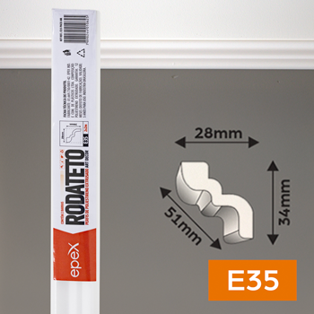 RODATETO EPEX MOLDURA BARRA/PERFIL C/2METROS E35 C/2 FBB0E35 549479