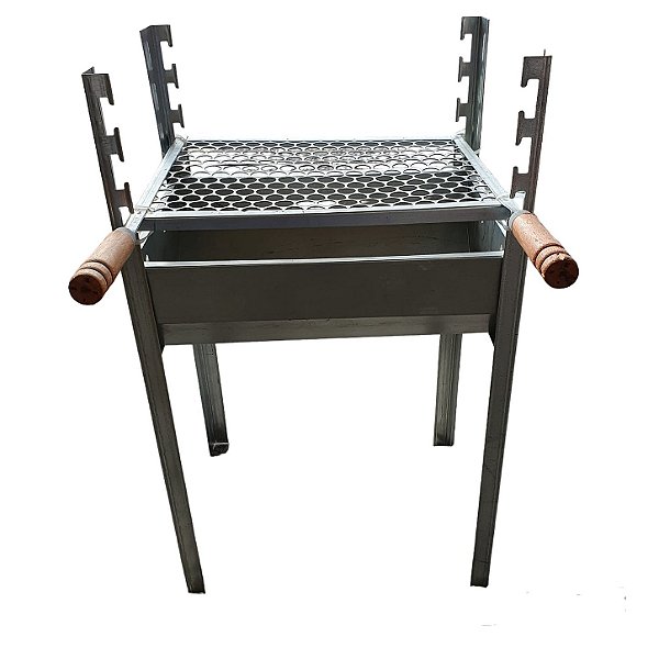 CHURRASQUEIRA BENO GALVANIZADA DESMONTÁVEL MÉDIO 1002 A70XL43XC30,5CM 771651