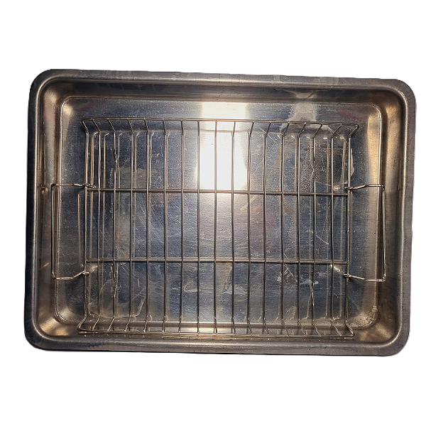 ASSADEIRA RETANGULAR ALTA 04 C/GRELHA COD148 DUROLLUX 306045