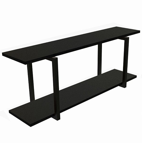 NICHO PRATELEIRA PRETO 03 90X20 NIP3-9020 BRASFORMA 719536