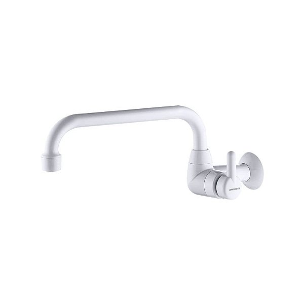 TORNEIRA BICA MOVÉL PAREDE PLÁSTICO 1164 F31 BRANCO BICA BAIXA 7111043 LORENZETTI 497479
