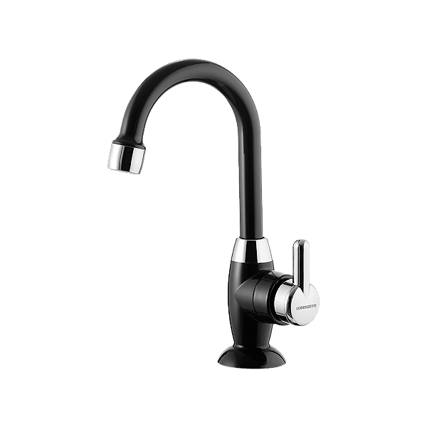 TORNEIRA PARA LAVATÓRIO PLÁSTICO 1195 F31 PRETO 7110042 LORENZETTI 584207
