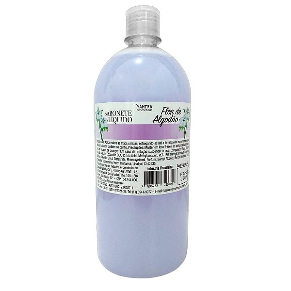 SABONETE LÍQUIDO YANTRA FLOR ALGODAO 1L 701912