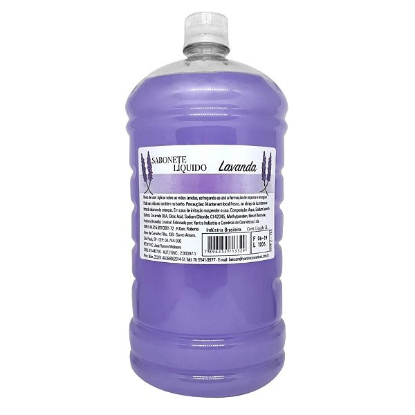 SABONETE LÍQUIDO YANTRA LAVANDA 2L 681709