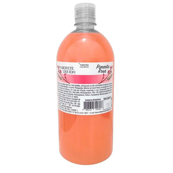 SABONETE LÍQUIDO YANTRA PIMENTA ROSA 1L 701963