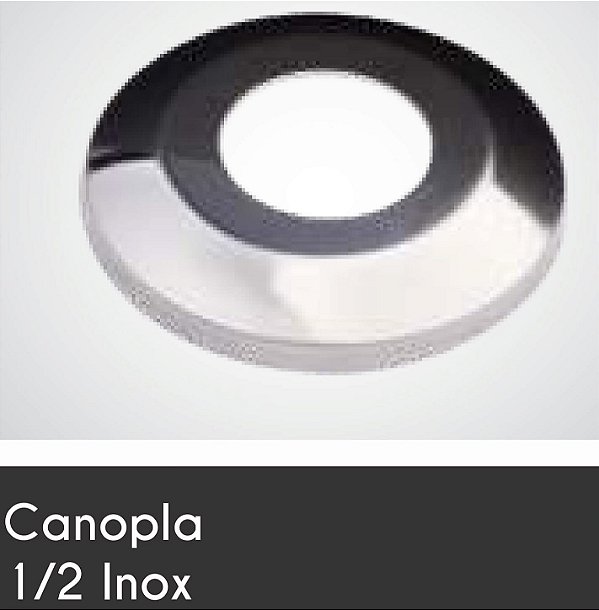 CANOPLA P/TORNEIRA 1/2 INOX CARNEIRO 737348