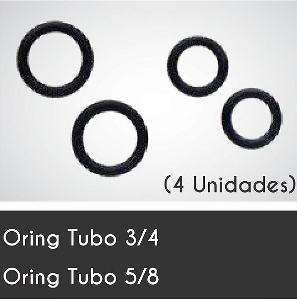 ANEL VEDANTE ORING P/TUBO 3/4 4PCS CARNEIRO 756156