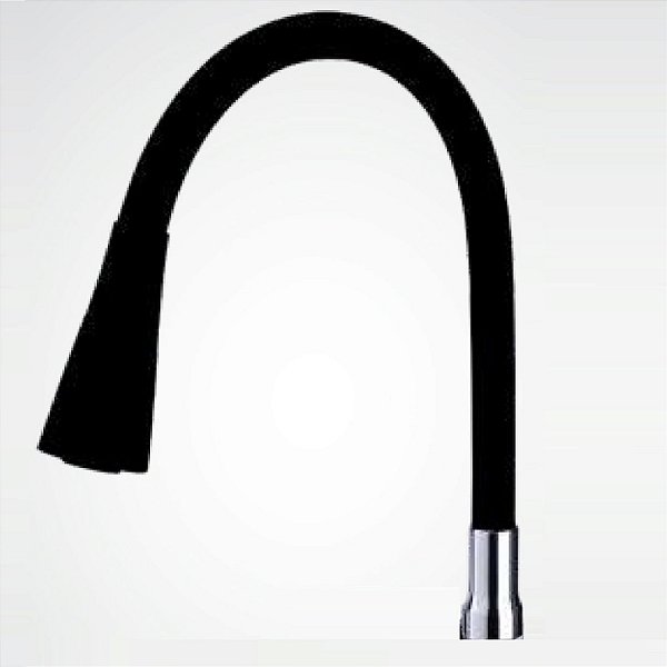 TUBO TORNEIRA FLEXCOLOR CÔNICO 8168 BLACK/PRETO CARNEIRO 781428