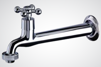 TORNEIRA TANQUE JARDIM CROMADO 1160 C38 18CM CARNEIRO 278530