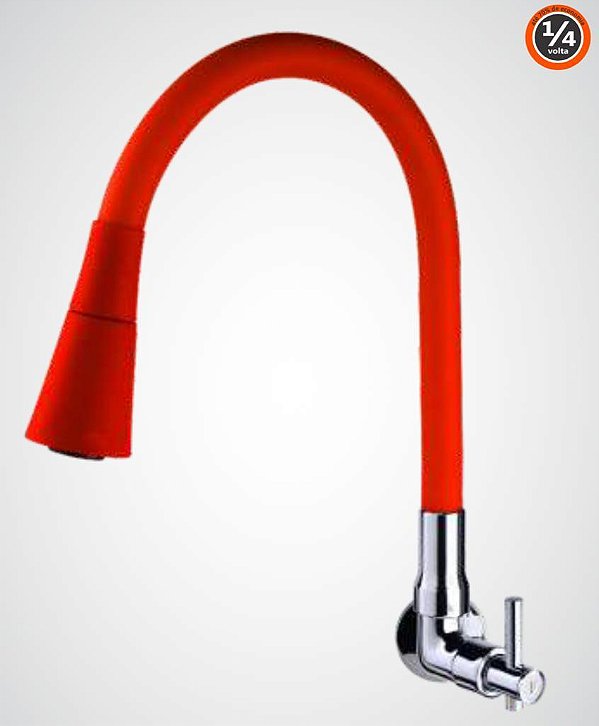 TORNEIRA BICA MÓVEL PAREDE 8169 C61 VERMELHO CARNEIRO 566721