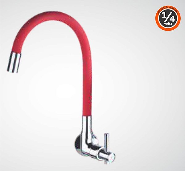 TORNEIRA BICA MÓVEL PAREDE 5169 C61 VERMELHO CARNEIRO 473170