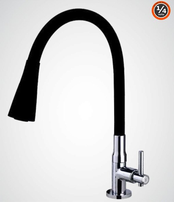 TORNEIRA BICA MÓVEL MESA 8028 C61 PRETO CARNEIRO 566675