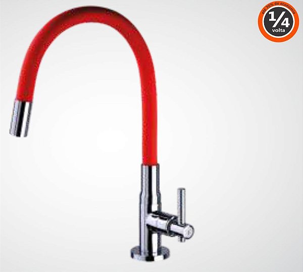 TORNEIRA BICA MÓVEL MESA 5029 C61 VERMELHO CARNEIRO 502545