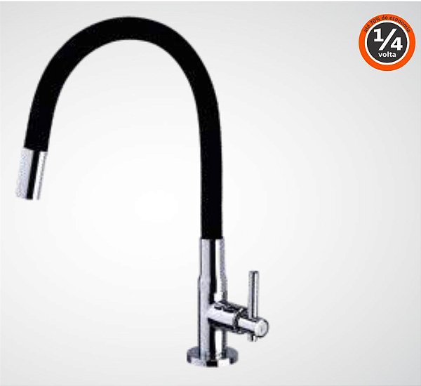 TORNEIRA BICA MÓVEL MESA 5028 C61 PRETO CARNEIRO 502529