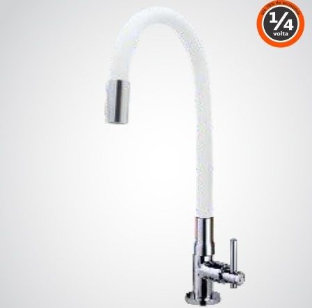 TORNEIRA BICA MÓVEL MESA 5025 C61 BRANCO CARNEIRO 719188