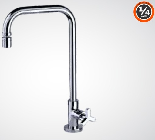 TORNEIRA BICA MÓVEL MESA 2027 C25 1/4 CARNEIRO 392057