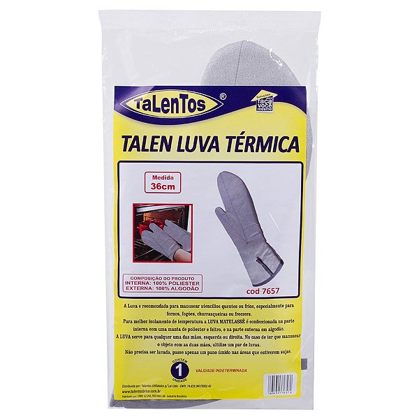 LUVA TÉRMICA 36CM LONGA TALENTOS 562262