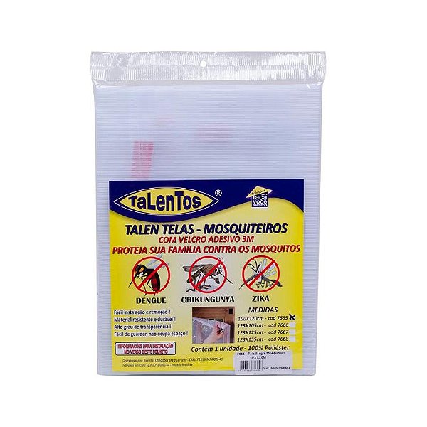TELA MOSQUITEIRO 123X155 7668 TALENTOS 562327