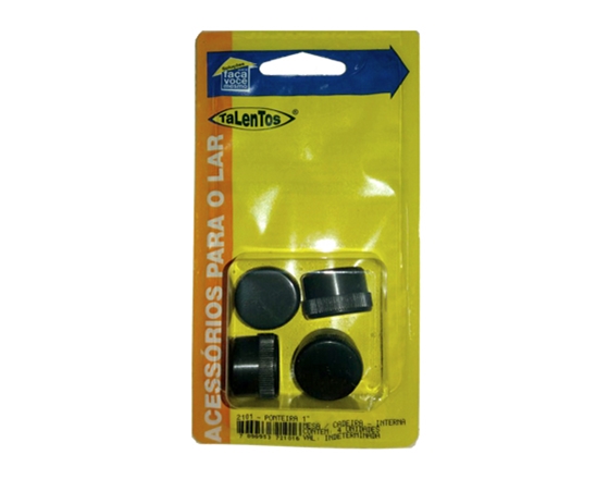 PONTEIRA CADEIRA 1 INT PRETO 2101 C/4 TALENTOS 406201