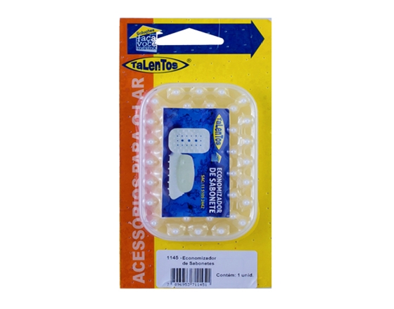PORTA SABONETEIRA INCOLOR 1145 TALENTOS 26999