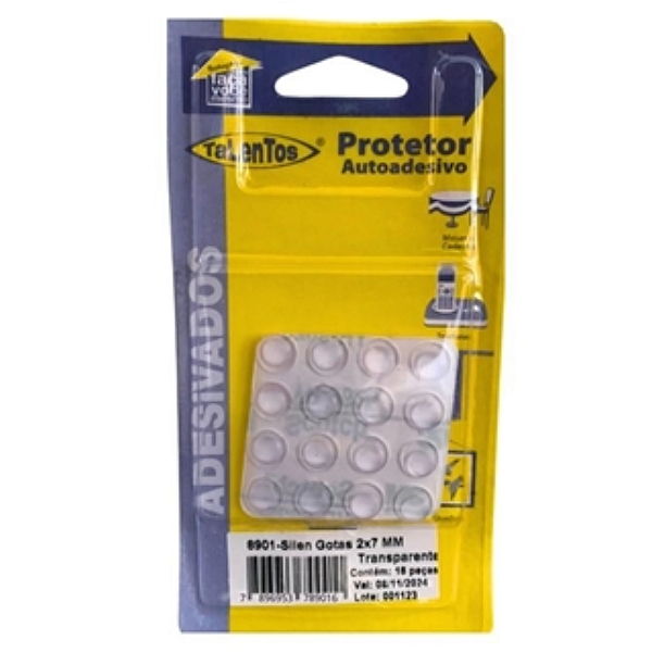 SILEN GOTAS 2X7 TRASNPARENTE 8901 TALENTOS 799114