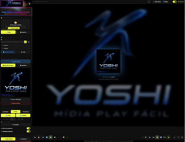 APP APLICATIVO YK-YOSHI MÍDIA PLAY FÁCIL DIGITAL VERSÃO BETA EM TESTE