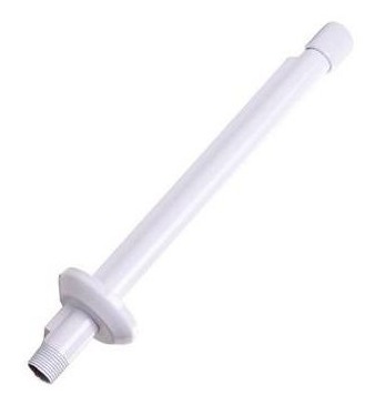 BRAÇO PARA CHUVEIRO DUDA C/PASSA-FIO BRANCO 37CM 40600 550256