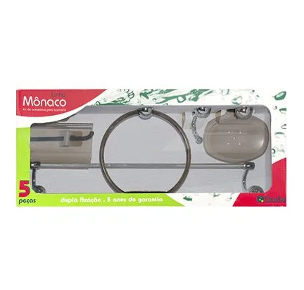 KIT ACESSÓRIO DUDA MONACO C/5 FUME/CROMADO 55900 550353