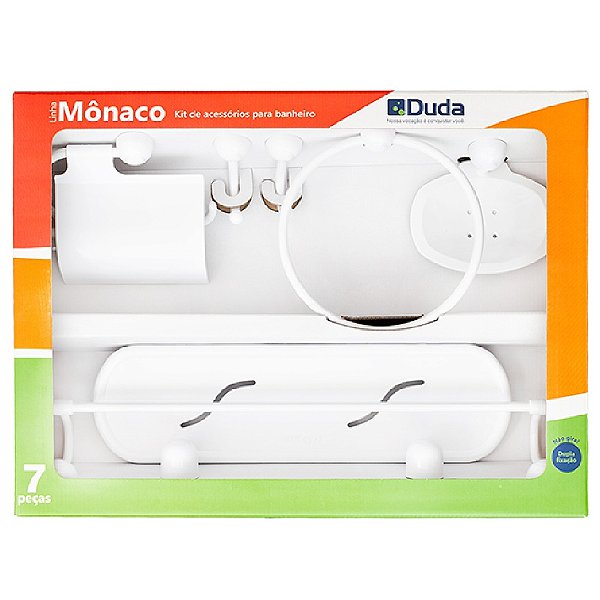 KIT ACESSÓRIO DUDA MONACO C/7 BRANCO 483300 851833