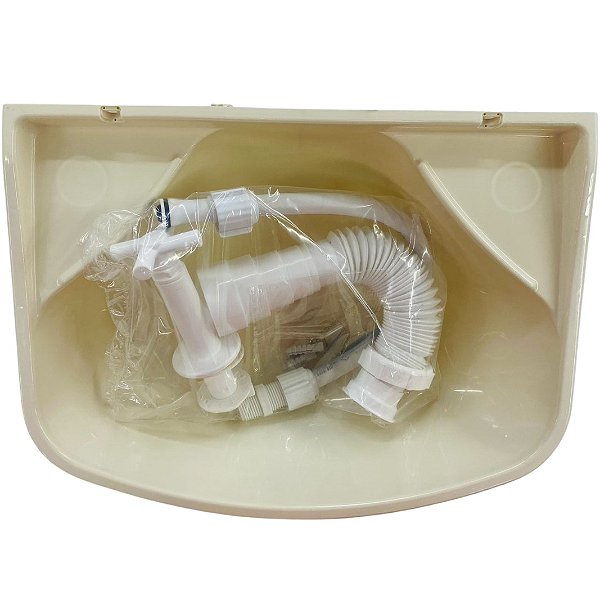 LAVATÓRIO PVC DUDA PEQUENO C/KIT TORN BEGE 618700 796042