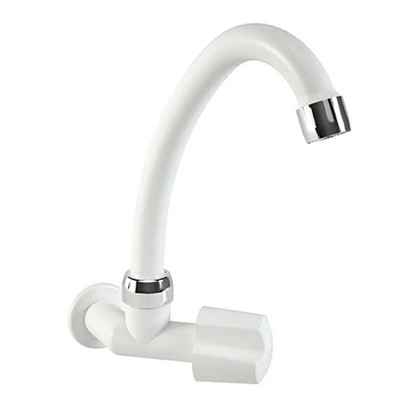 TORNEIRA PARA PIA DUDA MADRI COZINHA PAREDE BRANCO/CROMADO 1/2 605500 696617