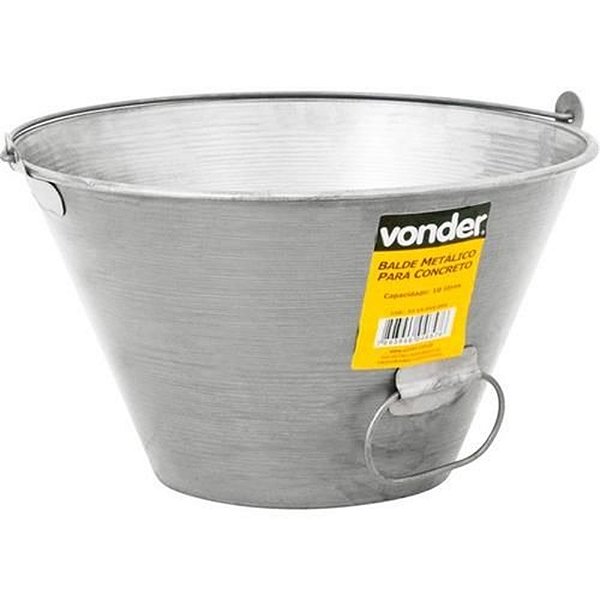 BALDE VONDER METALICO CONCRETO 10L 548960