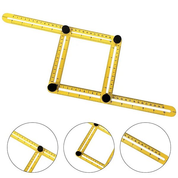 ESQUADRO PLÁSTICO AJUSTÁVEL VONDER 451126