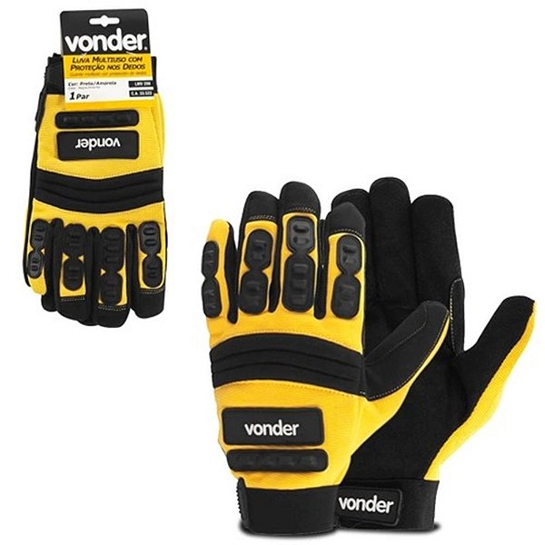 LUVA MÃO VONDER LMV200 COM PROTEÇÃO PARA OS DEDOS 451177
