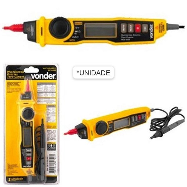MULTIMETRO DIGITAL VONDER CANETA MCV600 593249