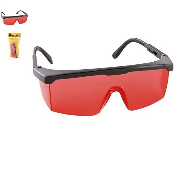 OCULOS SEGURANÇA VONDER LARANJA VERMELHO 394343