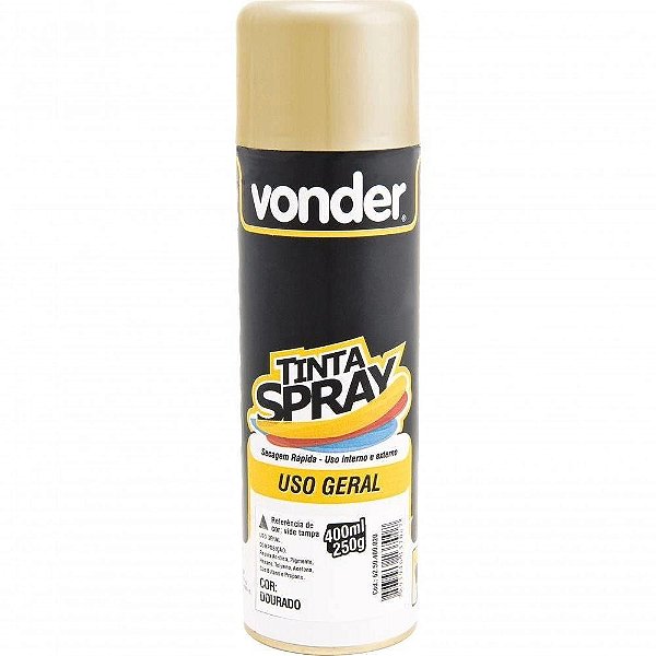 SPRAY VONDER DOURADO BRILHANTE 400ML 498688
