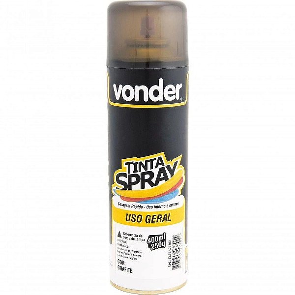 SPRAY VONDER GRAFITE BRILHANTE 400ML 498734