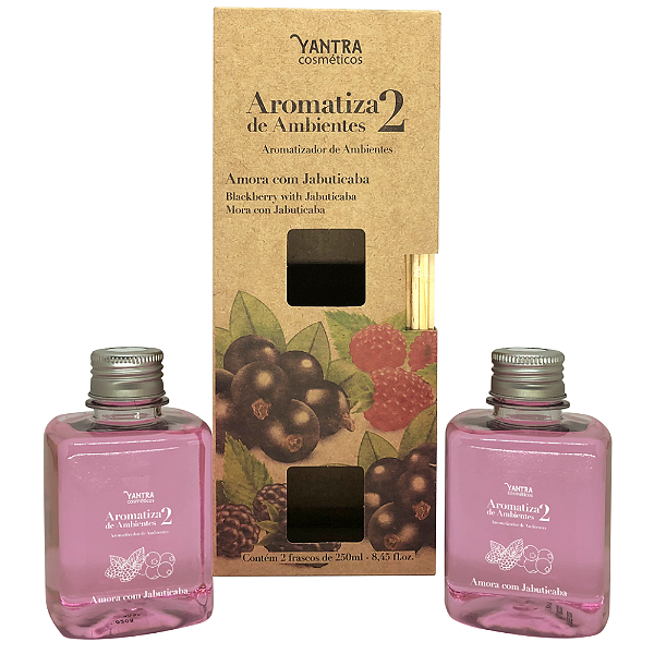 AROMATIZANTE DIFUSORES DE AMBIENTE YANTRA JABUTICABA 250ML COM 2 756237