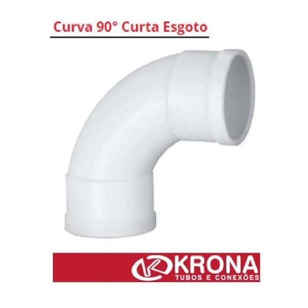 CURVA ESGOTO CURTA 40X90 0599 KRONA 747980