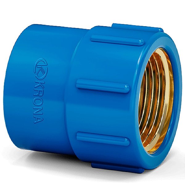 LUVA AZUL 3/4 LISO E ROSCA 0502 KRONA 458902