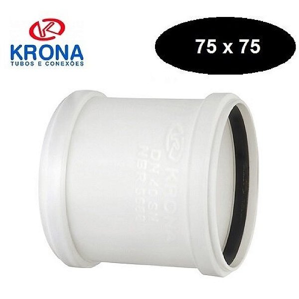LUVA ESGOTO 75MM DE CORRER 0651 KRONA 459631
