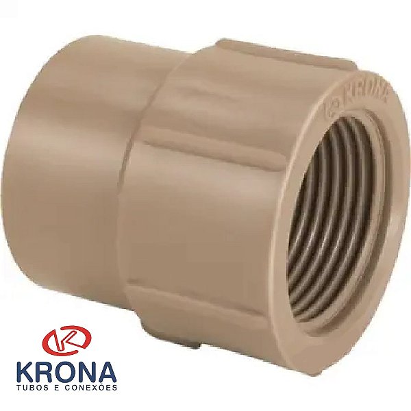 LUVA MARROM 11/4 COM ROSCA 491 KRONA 458813