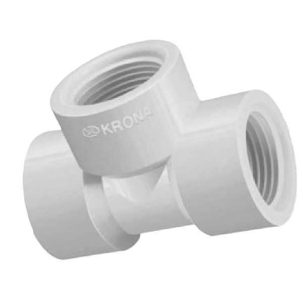 TEE BRANCO 11/4 ROSCA 0302 KRONA 462888