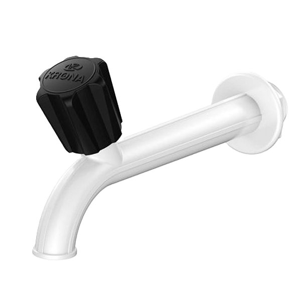 TORNEIRA PARA PIA SLIM BRANCO E PRETO 0787 KRONA 578347