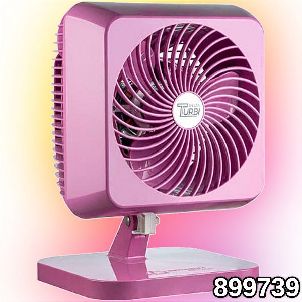 VENTILADOR DE MESA TURBO 40CM ROSA 127V 62-4106 VENTIDELTA 899739