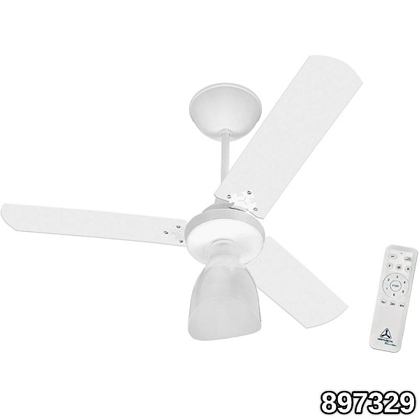 VENTILADOR DE TETO 3 PÁS BRANCO COM CONTROLE REMOTO BIVOLT 54-3301 VENTIDELTA 897329